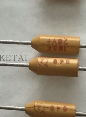 美国威世 VISHAY/SPRAGUE 思碧 20V1uf  105K 轴向钽电容原装现货