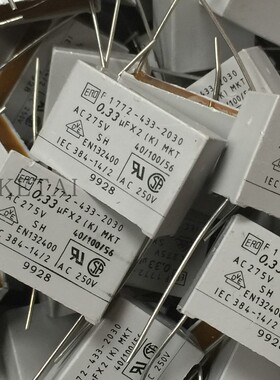 F1772 安规电容275v 250v 0.33uF  X2 334K VISHAY ERO脚距22.5mm