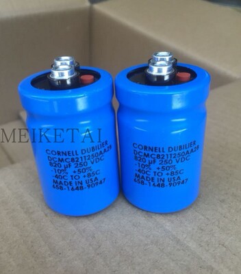 DCMC821T250AA2B 电解电容器螺旋式 820uF 250V CORNELL.DUBILIER