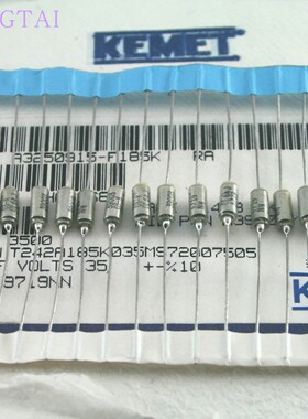 M39003/03-0164  35V 1.8UF 185K   KEMET集美轴向阴极钽电解电容