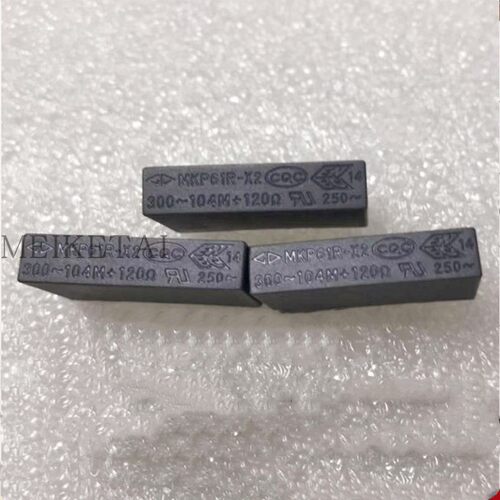 厦门法拉带阻电容器MKP61R X2 300v0.1UF 104M 300VAC+120R  18MM