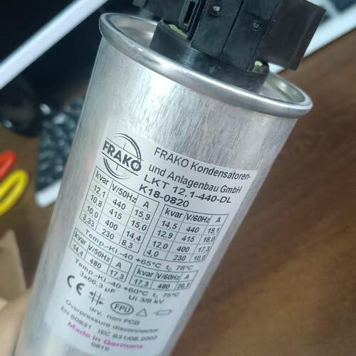 德国FRAKO LKT12,1-440-DLK18-0820  440v  3X66.3UF 三相电容