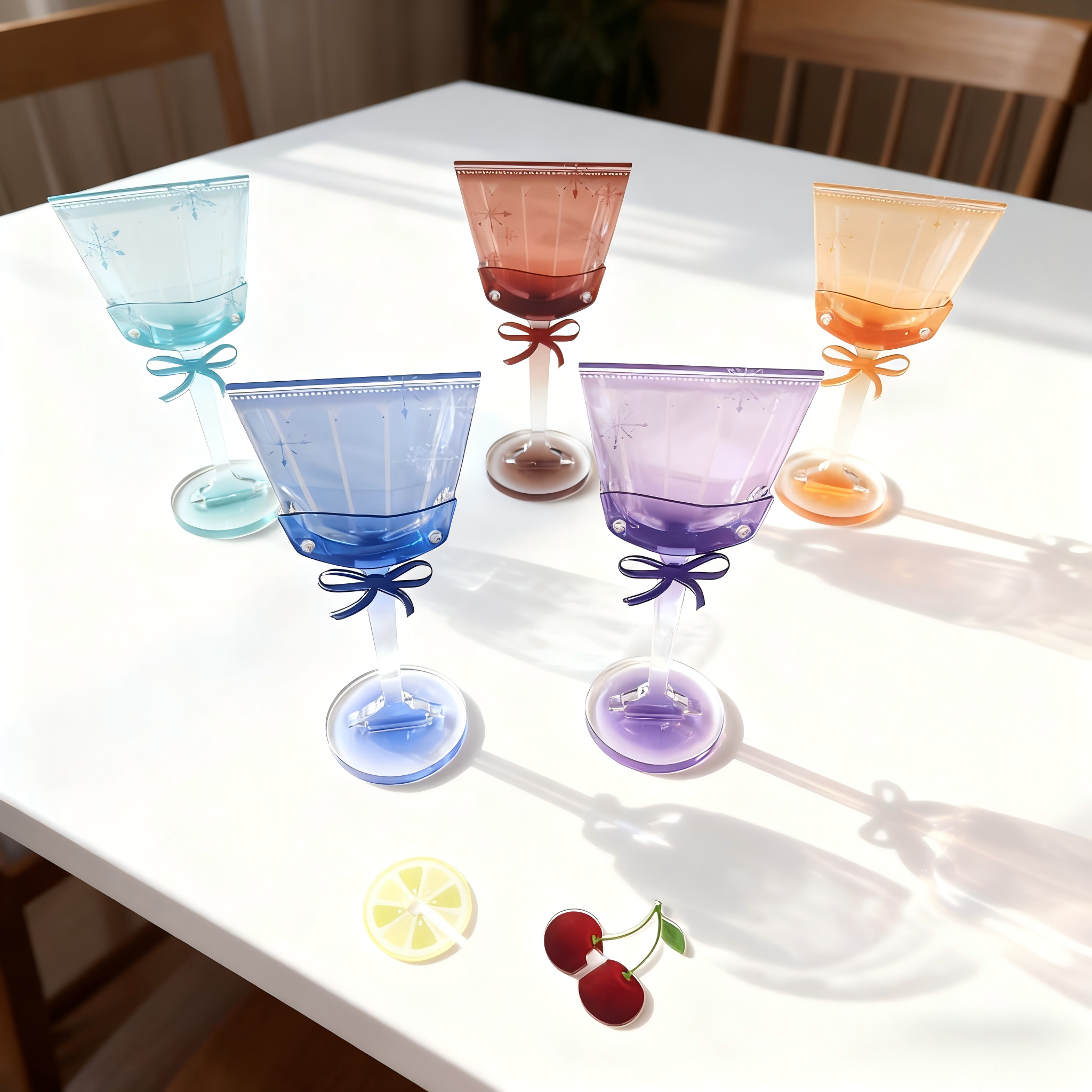 鸡尾酒杯高颜值谷美打卡棒立牌