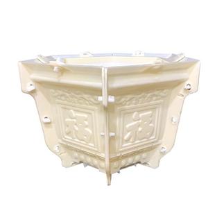 菱形花盆模具底部灌浆塑料花盒模型园林绿化制作水泥花盘模板