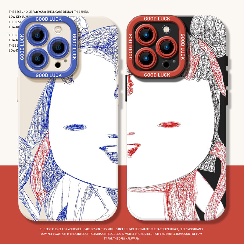 素描哪咤敖丙适用苹果17p