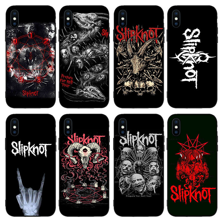 Slipknot活结乐队适用于8手机壳15PRO苹果12挂绳11软壳硅胶14PLUS红米K60一加ace2小米13挂绳IQOO全包VIVOX90