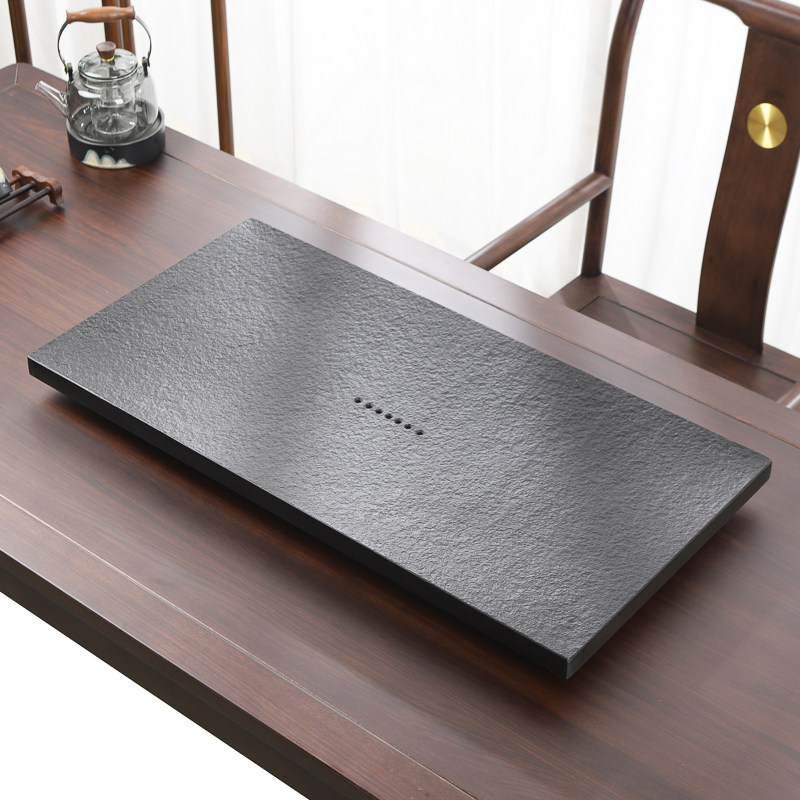 天然乌金石茶盘单盘家用简约茶具客厅整块高档石头茶海茶台盘托盘,餐饮具,茶盘,淘宝优惠券,粉丝福利购,淘宝优惠卷