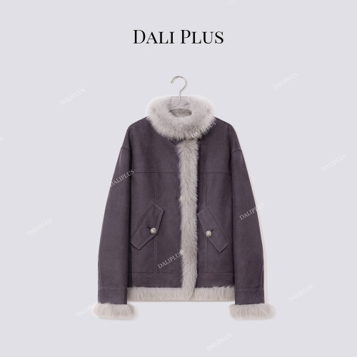 克服兔毛皮一衣两穿皮草派克服