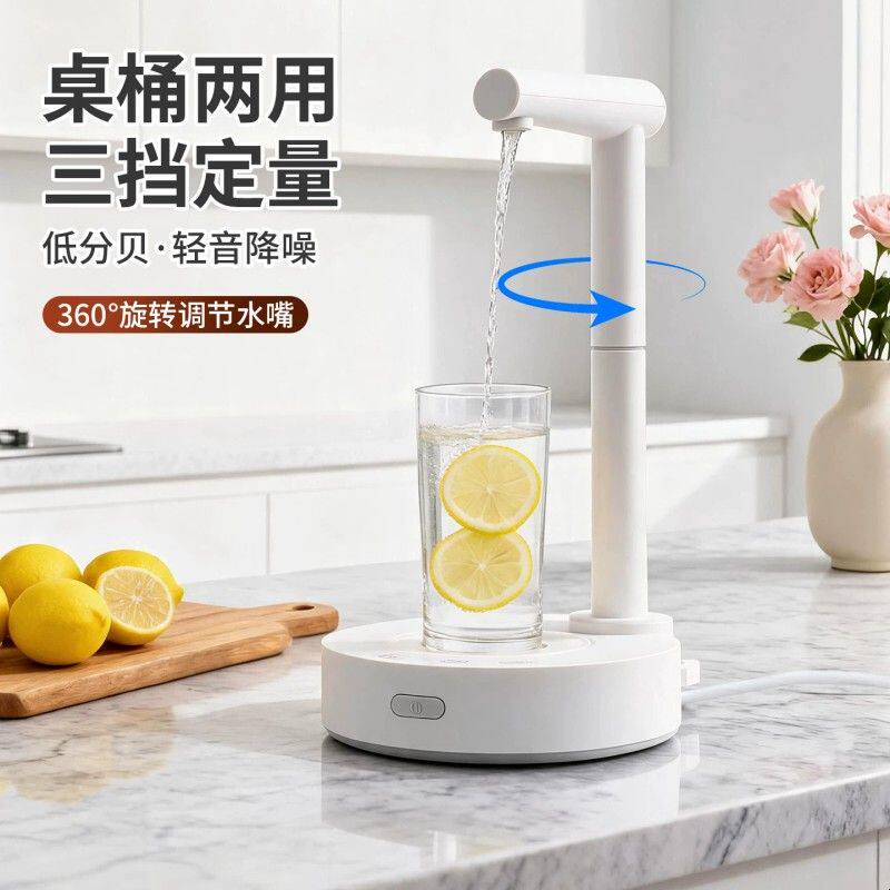 桶装水抽水器电动纯净饮水机矿泉水自动上水器桌面吸水泵取水神器