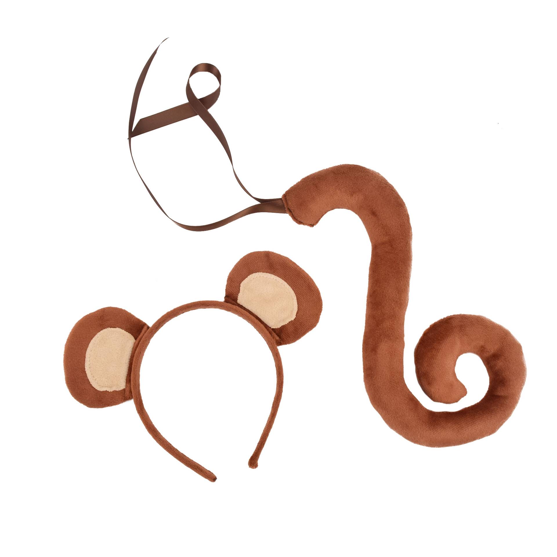 猴子发箍套装配件动物装饰儿童表演装扮尾巴可拆卸六一儿童节