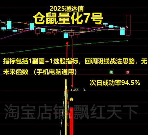 仓鼠量化7号通达信尾盘指标公式炒股票指标公式炒股通达公式源码