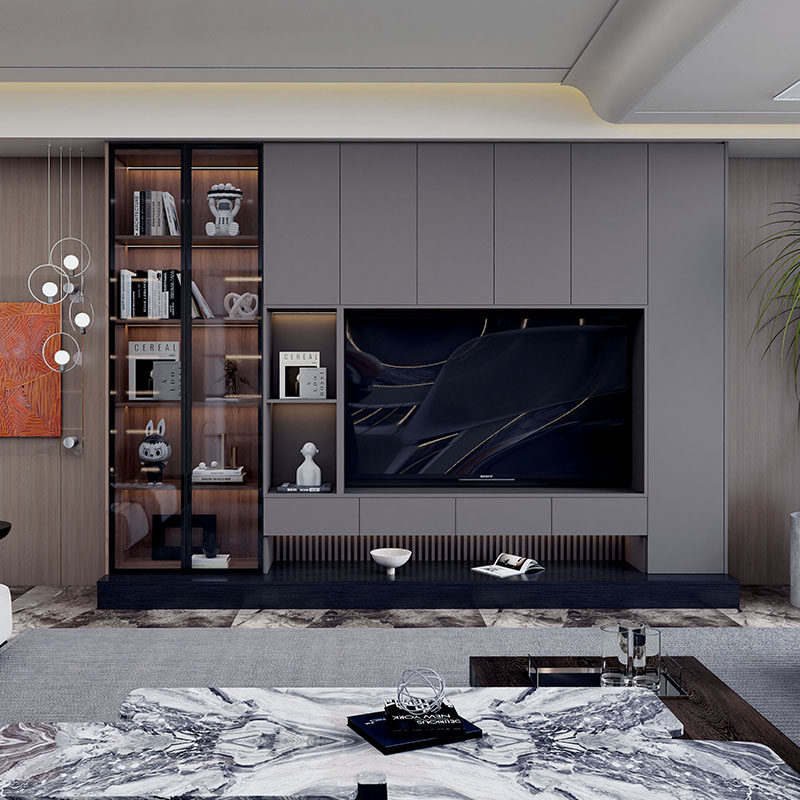 新款实木电视柜简约收纳储物一体轻奢风落地客厅家用电视机柜定制,住宅家具,电视柜,淘宝优惠券,粉丝福利购,淘宝优惠卷