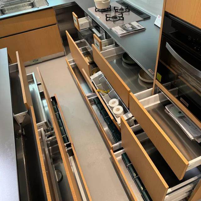 不锈钢橱橱柜定FEO制04不锈钢实厨房心拉篮3厨房柜厨房灶台一体柜,全屋定制,不锈钢橱柜,淘宝优惠券,粉丝福利购,淘宝优惠卷