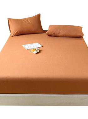 insm2022080防水洗棉床笠三件套床套床单滑单件床垫防全包保护床