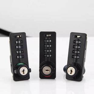 衣望锁通机械密码抽屉锁皮文件柜门锁档案储物更柜望通铁三联联动