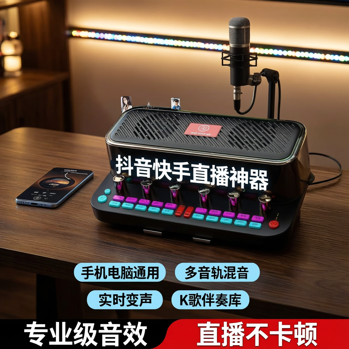 声卡音箱一体机抖音快手网红多功能直播神器手机电脑通用款