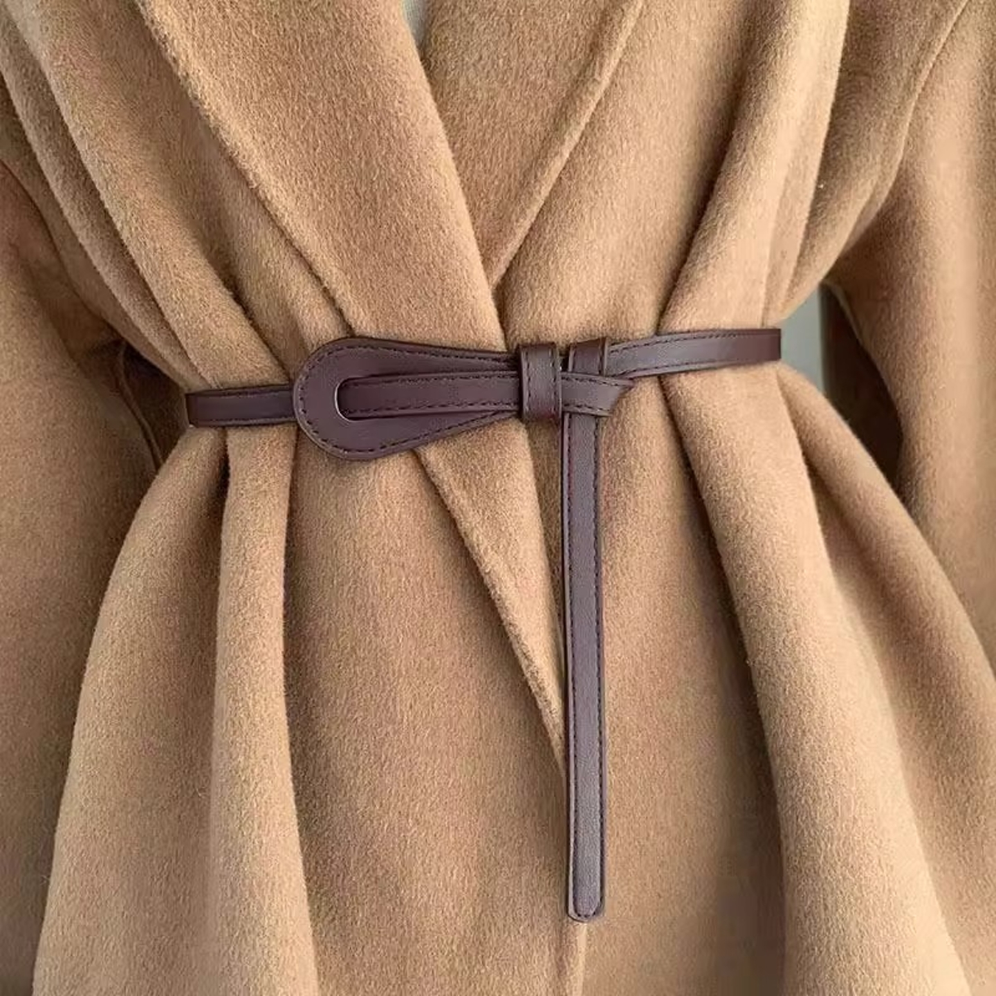 【官方正品】大衣束腰腰带女装饰
