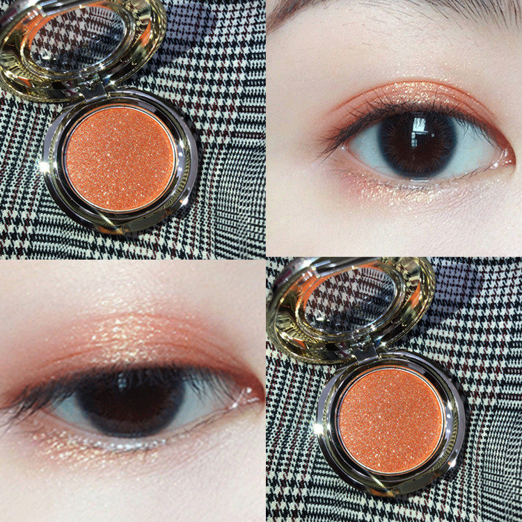 夏日橘子汽水橘色闪粉单色眼影亮片橘色珠光平价闪粉一亮到底超闪,彩妆/香水/美妆工具,眼影,淘宝优惠券,粉丝福利购,淘宝优惠卷