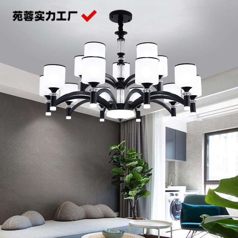 北欧防尘吊灯现代简约大气卧室餐厅套餐灯具欧式吊灯客厅吊灯新款