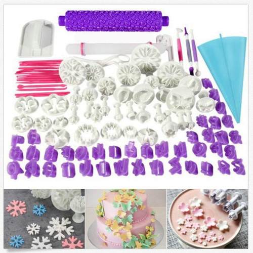 新款 19款96件套 烘培工具套装 烘焙 翻糖陶泥糖艺模具大全