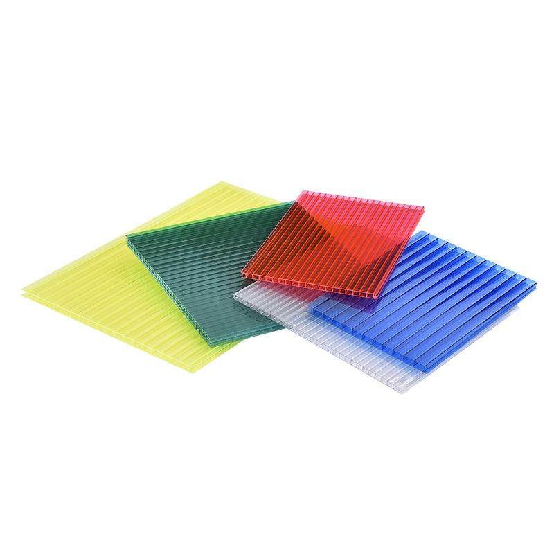 温室大棚透明阳光板雨棚实心采光板隔断中空4mm5mmPC阳光板供应