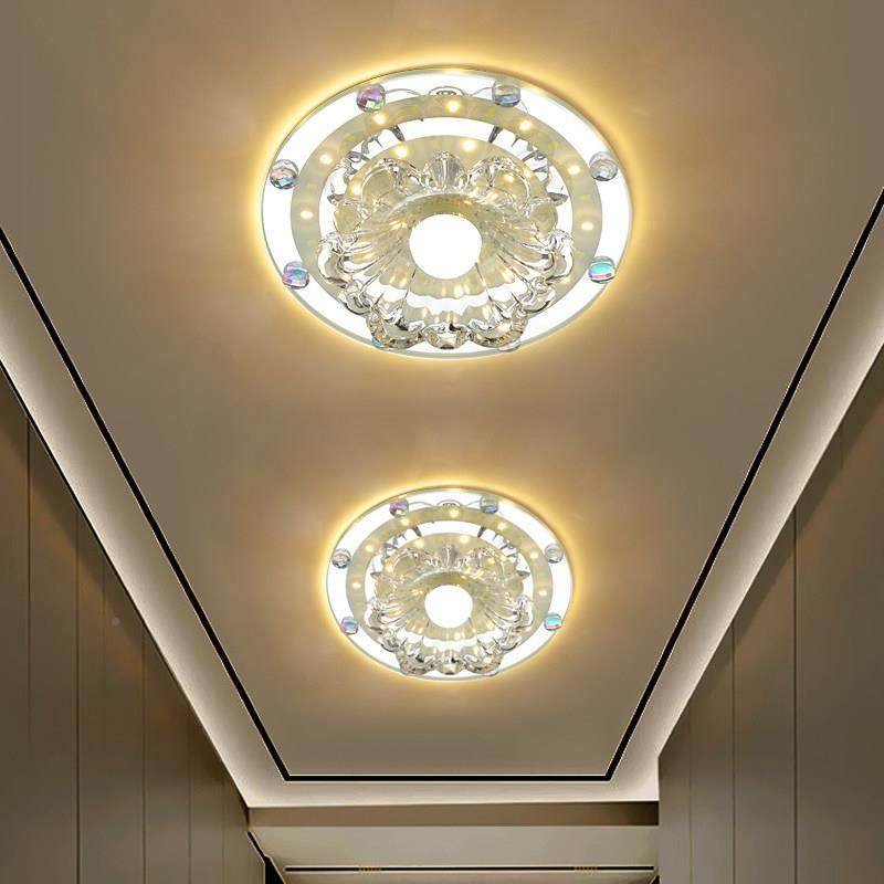 现代led水晶过道走廊灯入户米82玄灯新式射2灯筒灯开孔8关到1厘孔,家装灯饰光源,厨卫/阳台/玄关/过道吸顶灯,淘宝优惠券,粉丝福利购,淘宝优惠卷