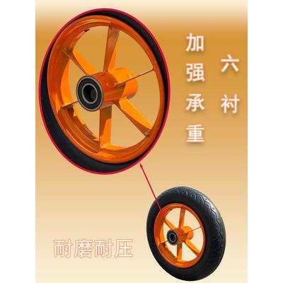 3轮LSW50-实心手推车橡胶轮胎老虎车劳动车拖车1载重型子直径4000