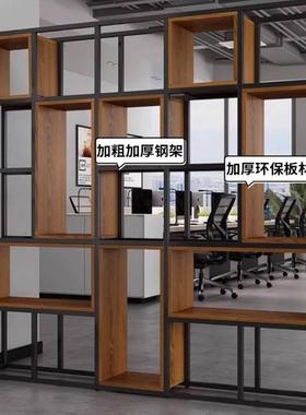 铁艺书架15296落地客厅厅钢木多层隔断示架花架置博饭古架办展公