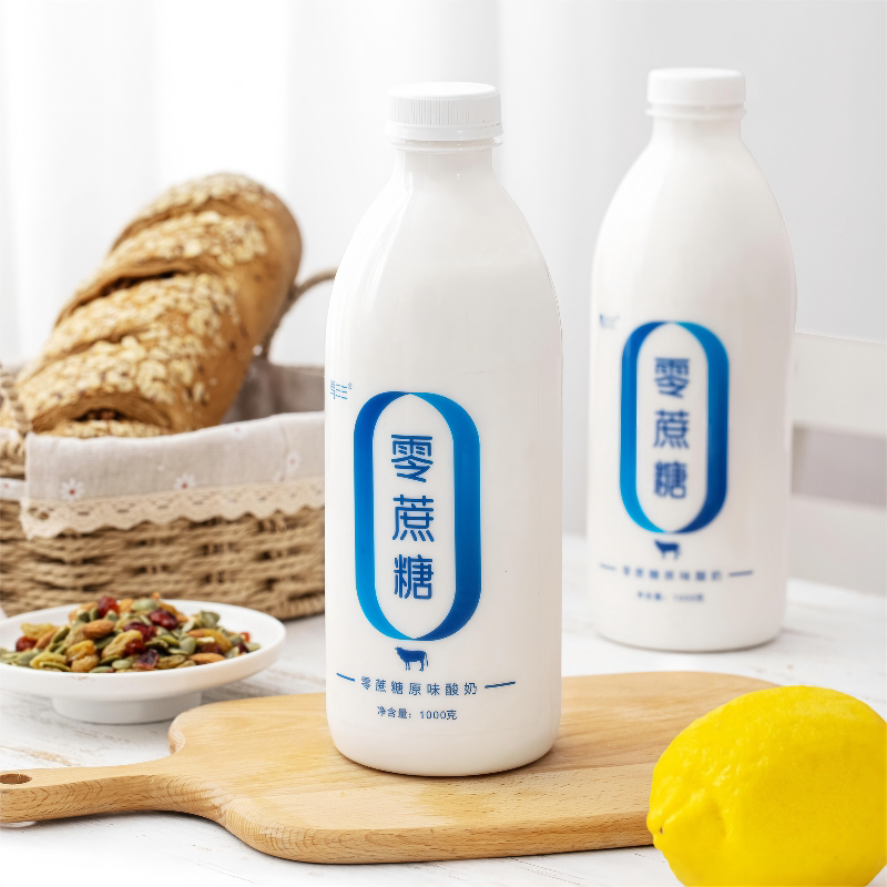 新疆特产马三三零蔗糖酸奶1000g2瓶装营养早餐益生菌无糖酸奶