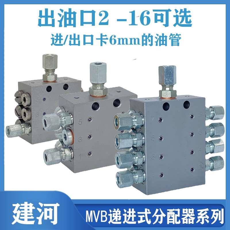 分配器MVB递进式整体分配器分油阀油路分油器黄油分配器分配阀促
