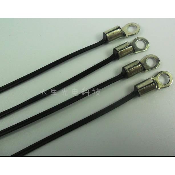 NTC热敏电阻温度传感器 铜环内径6.5mm100K1% B值3950 线长300mm