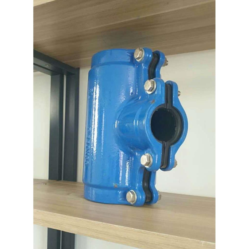 三通堵漏器80 100 150 200球磨铸铁三通哈夫抢修节变径三通补漏