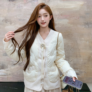 【现货】2025冬装90白鸭绒新中式羽绒服095-8361-P255-K388图片