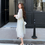 现货2025秋装新款温柔风肌理感连衣裙095-8261-P140-K208，女装连衣裙，浙宝095(原288A)