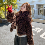 【现货】2025冬装新款皮毛一体毛绒外套095-8318-P175-K258，女装皮草，浙宝095(原288A)