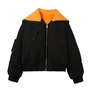 【主推 现货】90白鸭绒撞色大翻领棒球羽绒服095-906-P285-K418图片