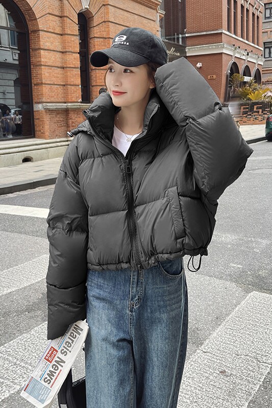 高品质超厚现货】2023冬季短款羽绒服面包服095-962-P235K358,女装羽绒服,浙宝095(原288A)
