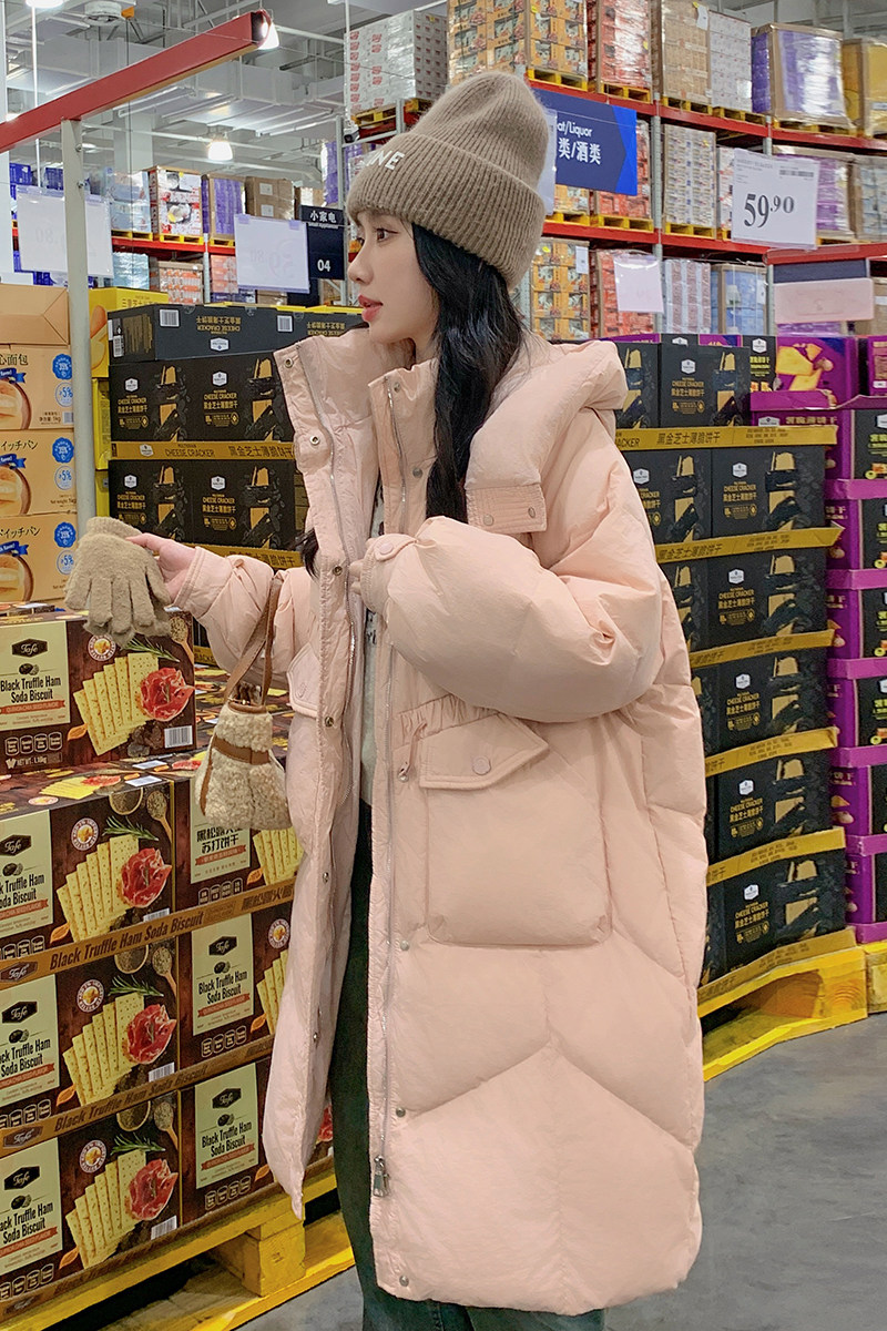 【现货】2024冬季中长款过膝加厚白鸭绒羽绒服095-9169-P245-K368,女装羽绒服,浙宝095(原288A)