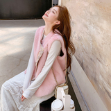 【现货】2025冬装新款皮毛一体马甲外套095-8311-P135-K198，女装皮草，浙宝095(原288A)