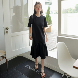 现货 新品 2025夏装直筒宽松连衣裙卫衣裙095-8166-P115-K168图片