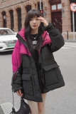 【已出货】2024新款撞色拼接工装白鸭绒羽绒服095-936-P245-K358，女装羽绒服，浙宝095(原288A)
