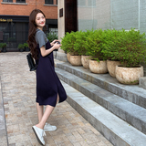 【已出货】2025夏装新款假两件针织连衣裙095-8190-P125-K188，女装连衣裙，浙宝095(原288A)