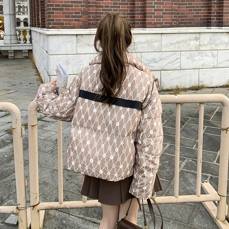 【现货】2023冬季新款印花系带90白鸭绒羽绒服095-997-P275K398,女装羽绒服,浙宝095(原288A)
