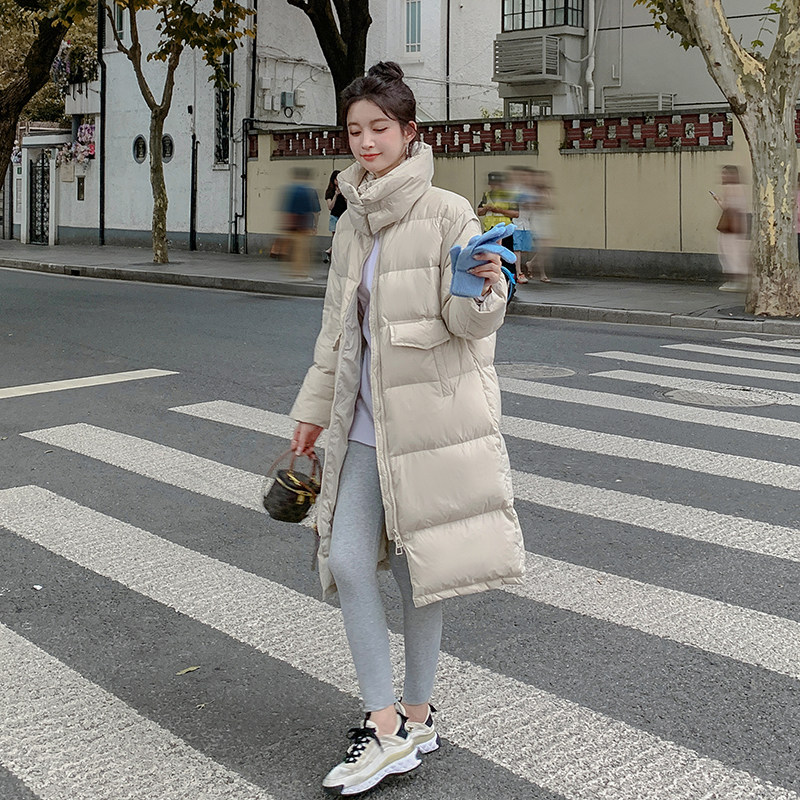 【已出货】2023新款中长款立领白鸭绒羽绒服095-978-P255-K358,女装羽绒服,浙宝095(原288A)