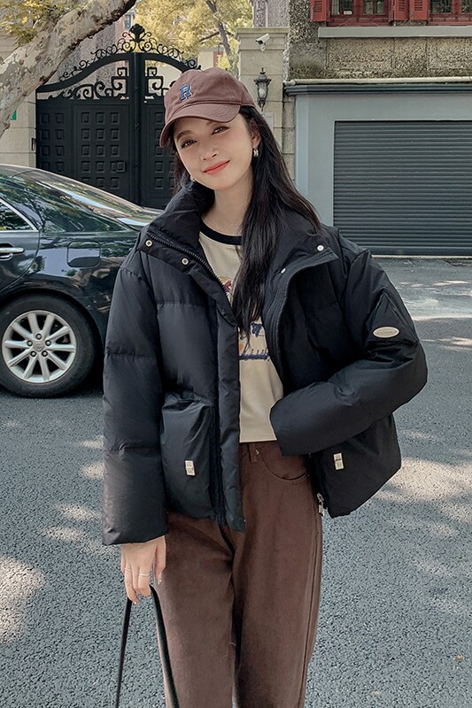 【档口现货】2024新款冬装短款白鸭绒羽绒服095-975-P195-K298,女装羽绒服,浙宝095(原288A)