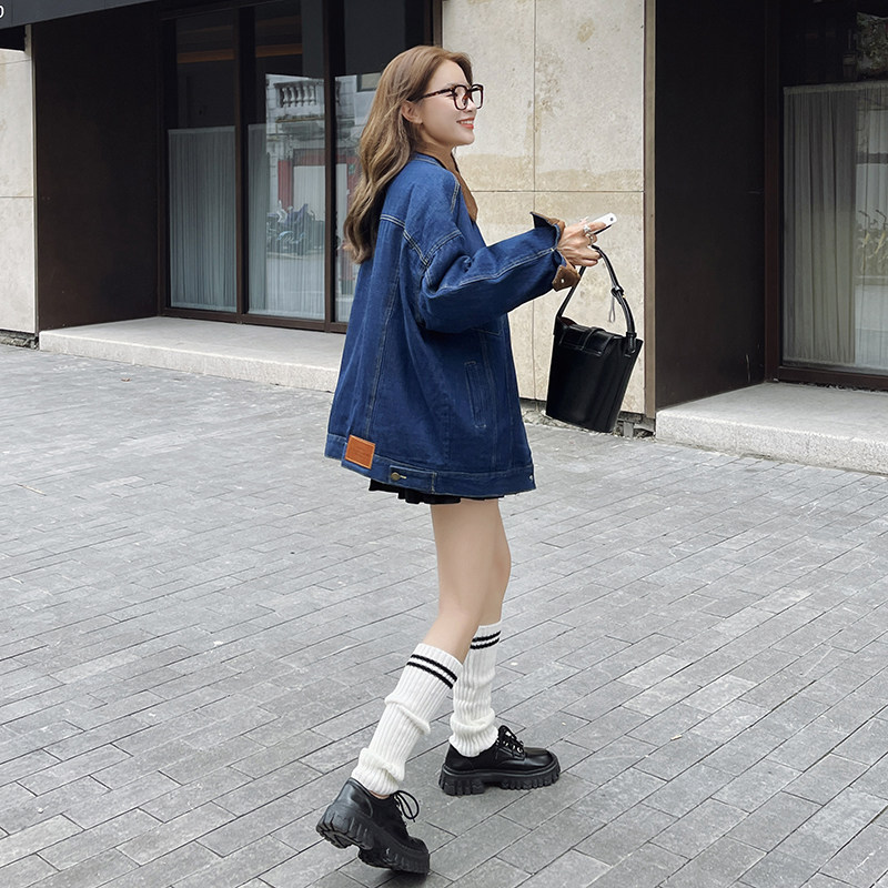【现货】2023冬季新款90白鸭绒牛仔拼接羽绒服095-998-P275-K398,女装羽绒服,浙宝095(原288A)
