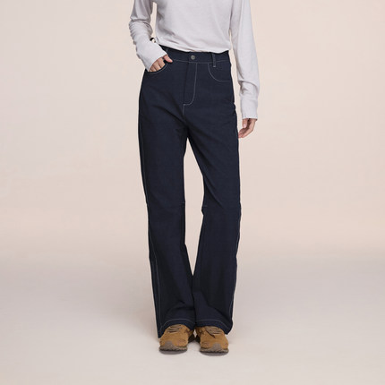 又见高山MetaMount AR 微喇仿牛仔裤休闲裤时尚女裤长裤25年新品