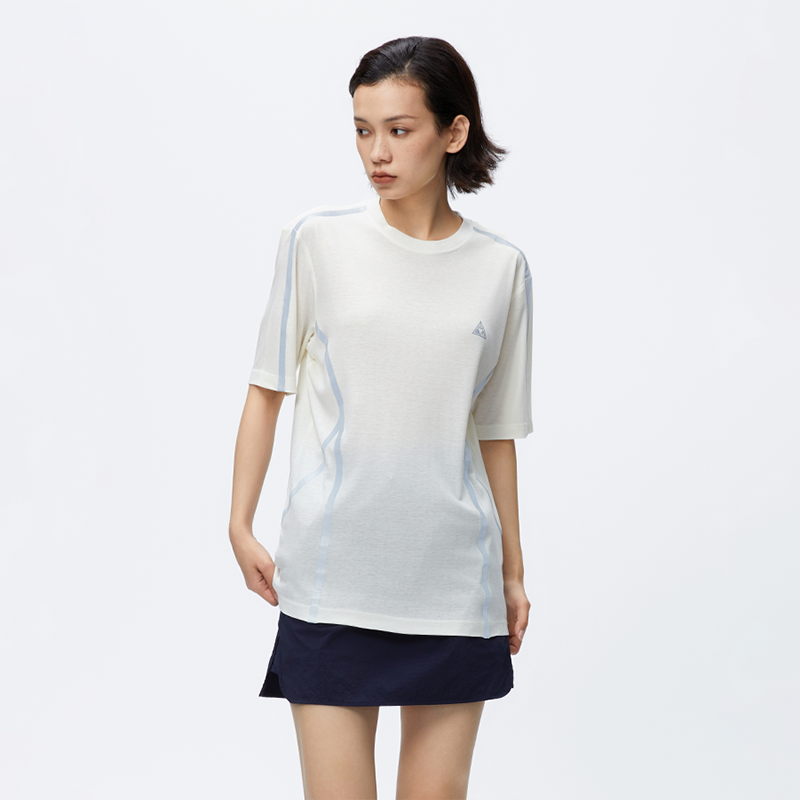 又见高山MetaMount CITY 吸湿轻薄透气弹力夜跑骑行反光短袖T恤