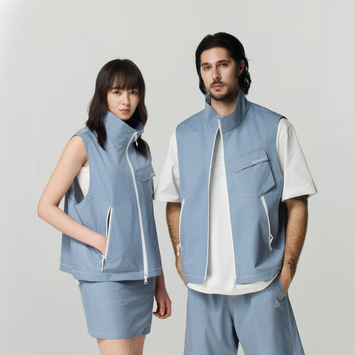 又见高山MetaMount 仿牛仔纹理防泼水马甲机能户外26SS春夏新品