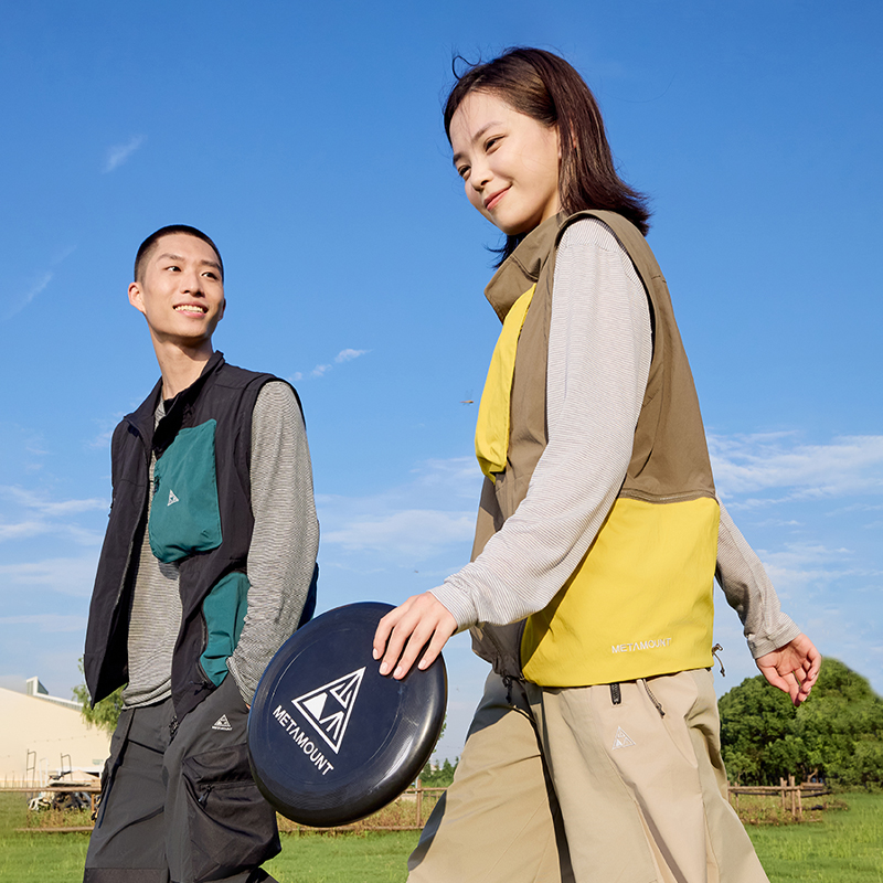 又见高山MetaMount ARA400可拆卸磁吸口袋撞色防泼水马甲